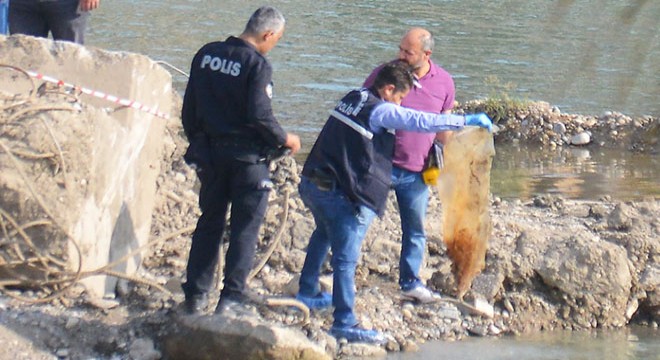 Köprü inşaatında silah bulundu