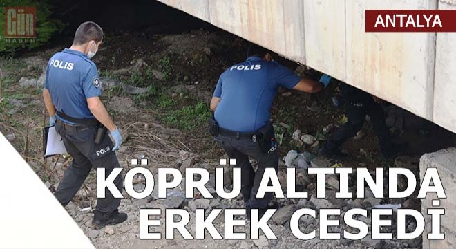 Köprü altında erkek cesedi