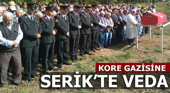 Kore gazisi son yolculuğuna uğurlandı