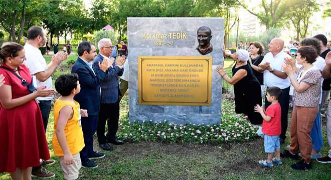 Korkmaz Tedik Barış Parkı açıldı