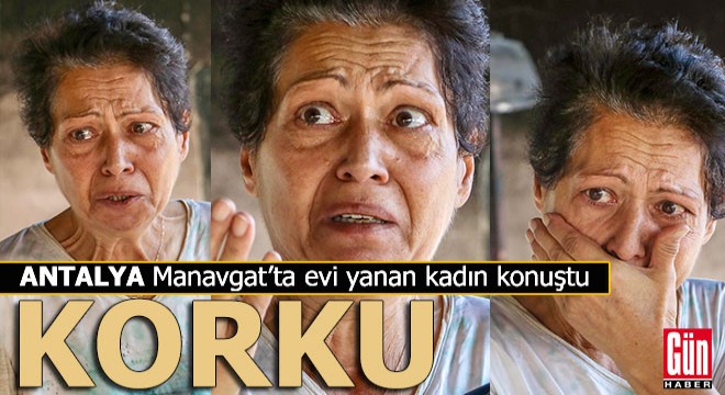 Korku gözlerine yansıdı