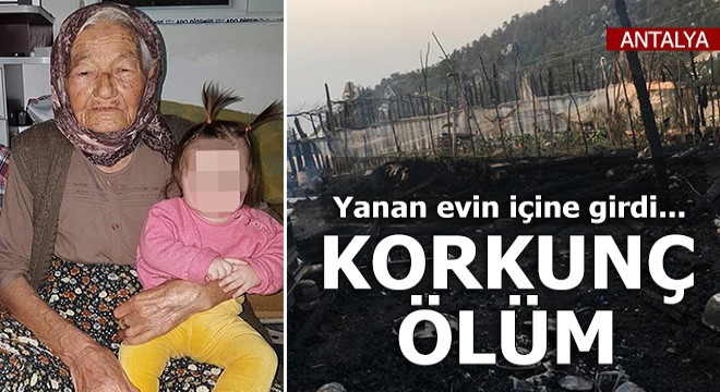 Korkunç ölüm! Yanan evin içine girdi...