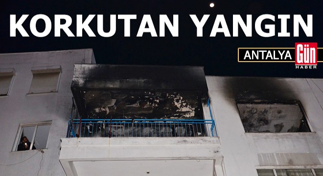 Korkutan ev yangını