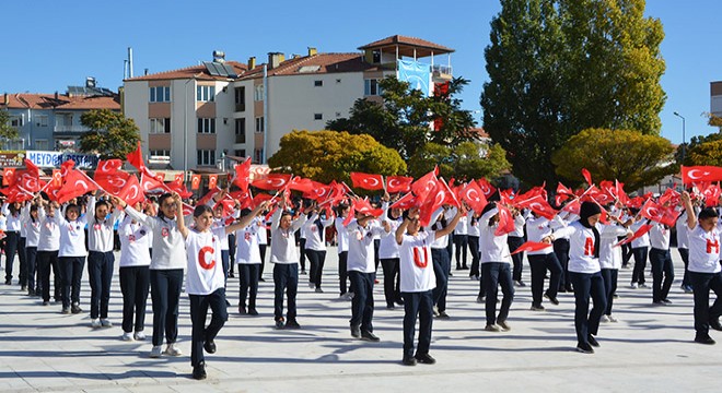 Korkuteli'de 29 Ekim kutlandı