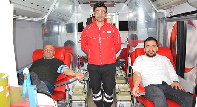 Korkuteli'de 61 ünite kan bağışlandı