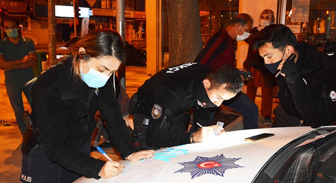 Korkuteli'de kısıtlamaya uymayanlara ceza