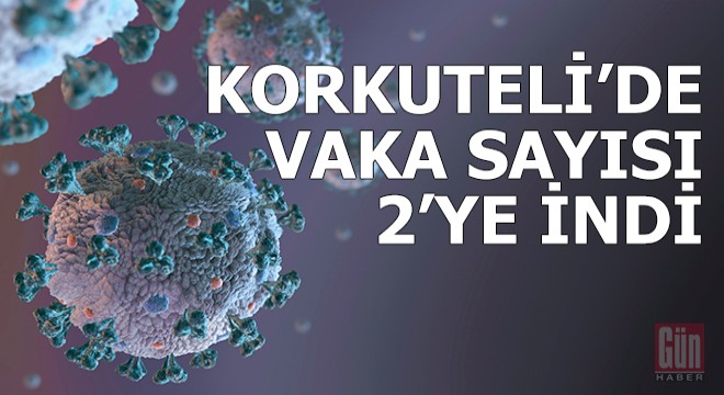 Korkuteli'de vaka sayısı 2'ye indi