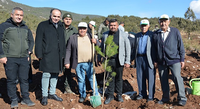 Korkuteli de 500 fidan toprakla buluştu