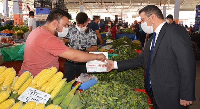 Korkuteli de maske, mesafe, hijyen denetimi