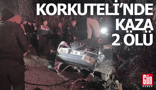 Korkuteli'nde kaza; 2 ölü, 2 yaralı