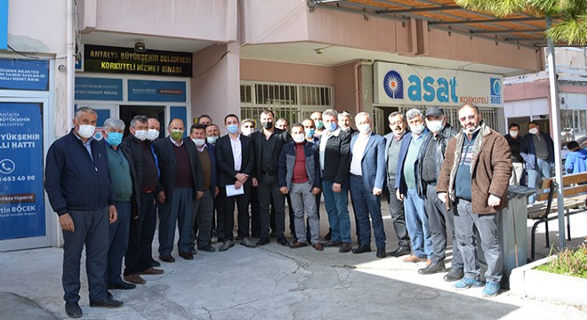 Korkutelili muhtarlardan ASAT'a dilekçe
