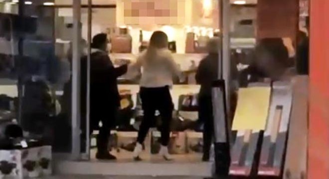 Koronavirüse rağmen mağazada halay çektiler