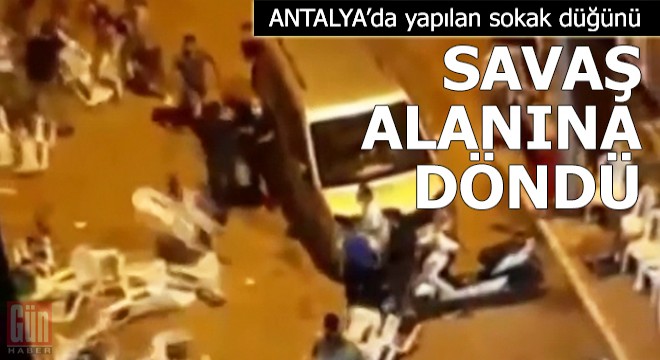 Koronavirüse rağmen yapılan sokak düğünü, savaş alanına döndü