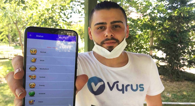 Koronavirüsle mücadele için cep telefonu uygulaması geliştirdi