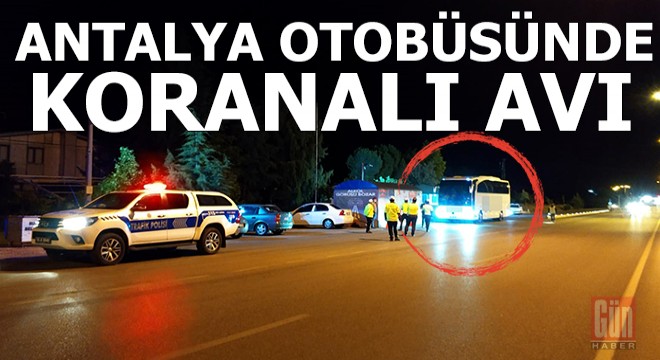 ‘Koronavirüslü yolcu’ ihbarı yapılan otobüs durduruldu