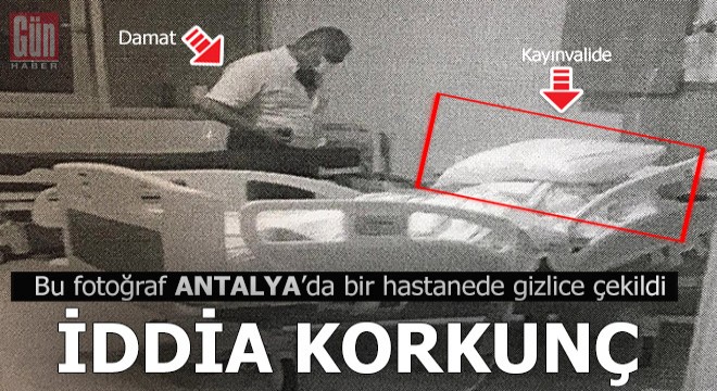 Koronavirüsten hastanede yatan kaynanasına refakat ediyordu