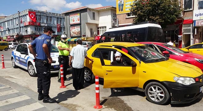 Korsan taksi, koronavirüs denetimine takıldı