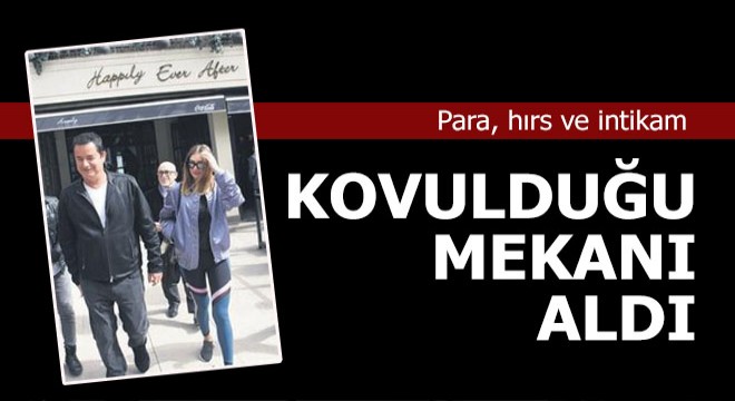 Kovulduğu mekanı aldı
