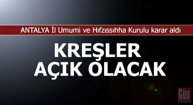 Kreşler açık olacak