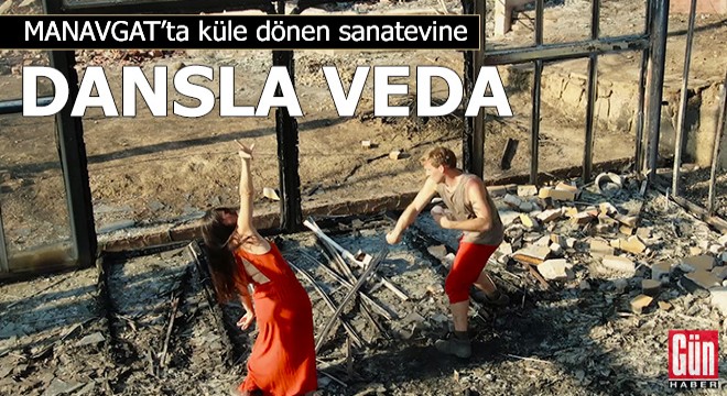 Küle dönen sanatevine dansla veda ettiler