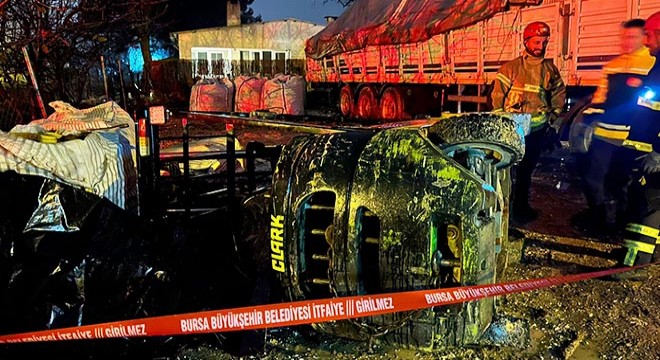 Kullandığı forkliftin altında kalan işçi hayatını kaybetti