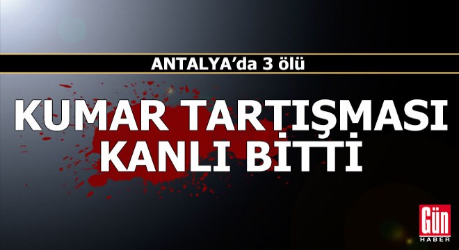 Kumar tartışması kanlı bitti