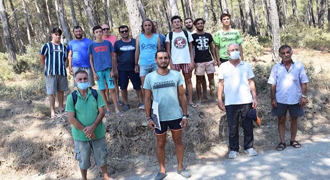 Kumluca'da 80 genç, yangına karşı ormanlarda nöbet tutuyor