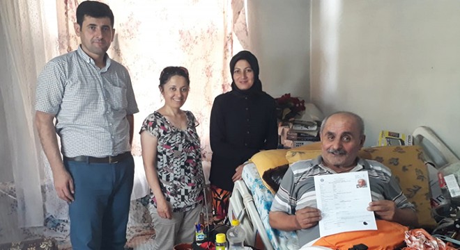 Kumluca'da evde kimlik değişikliği uygulaması