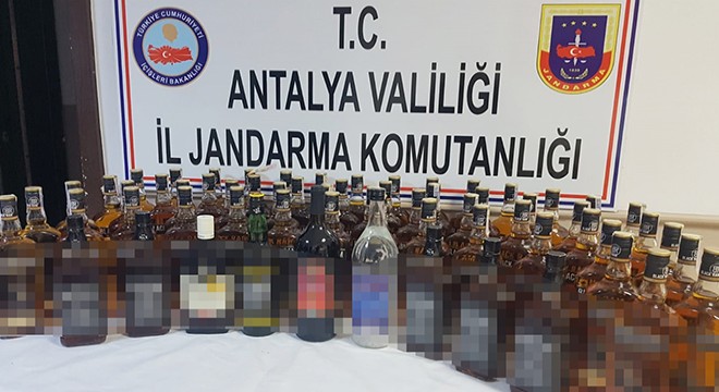 Kumluca'da kaçak içki operasyonu