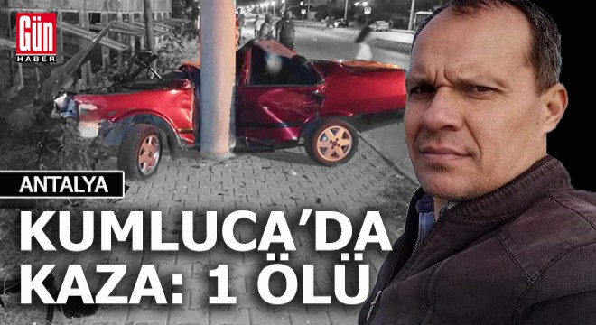 Kumluca'da otomobil ile cip çarpıştı: 1 ölü, 6 yaralı