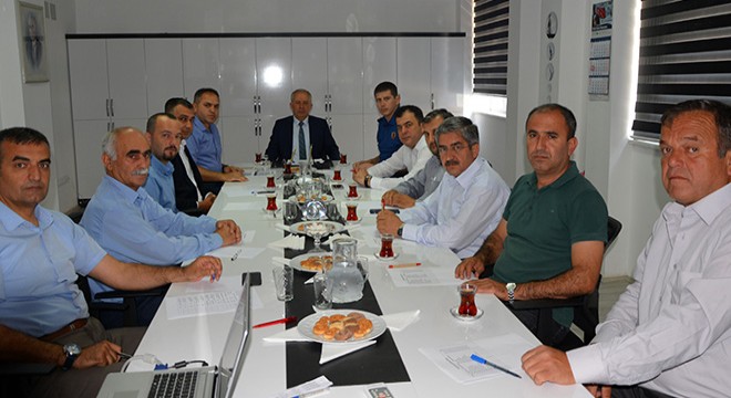 Kumluca'da seçim güvenliği toplantısı