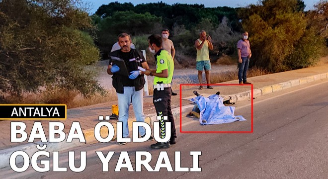 Kundu yolunda kaza; baba öldü, oğlu ağır yaralandı