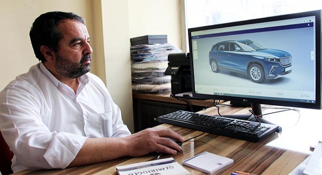 Kurada Togg çıkan emekli imamın heyecanlı bekleyişi