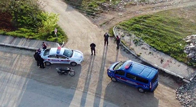 Kurallara uymayanlar dronla belirlenip, ceza yazıldı