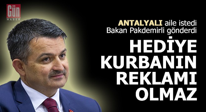 Kurbanlık hediye etmek caiz, reklamını yapmak caiz değil