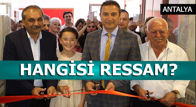 Kurdeleyi kesenlerden hangisi bu serginin ressamı ?