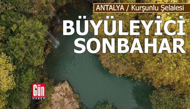 Kurşunlu Şelalesi'nde büyüleyici sonbahar