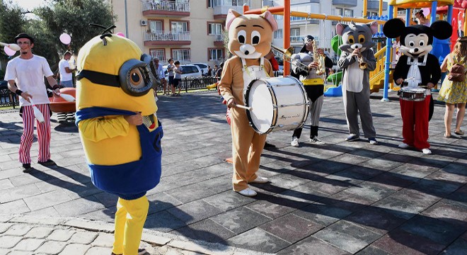 Kuşadası Belediyesi minik Aras'ın ismini parkta yaşatıyor