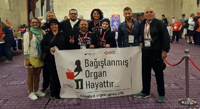 Kutsal bağış için Dünya Transplant Olimpiyatları nda yarıştı