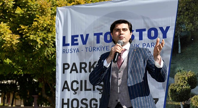 Lev Tolstoy Rusya- Türkiye Dostluk Parkı açıldı