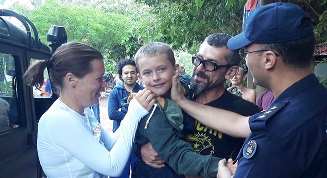 Likya Yolu'nda kaybolan Rus çocuk bulundu