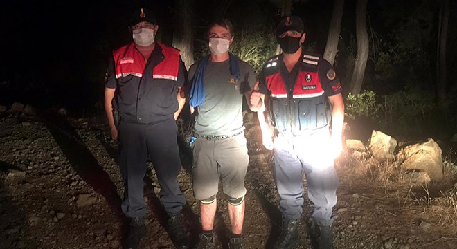 Likya Yolu'nda kaybolan turisti jandarma buldu