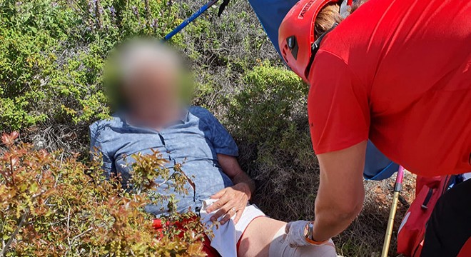 Likya Yolu'nda yaralanan Hollandalı turist kurtarıldı