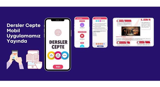 Lise öğrencileri için 'Dersler Cepte' mobil uygulaması