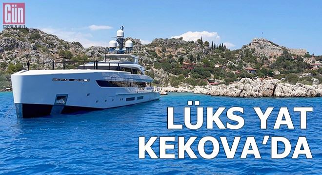 Lüks yat Kekova da