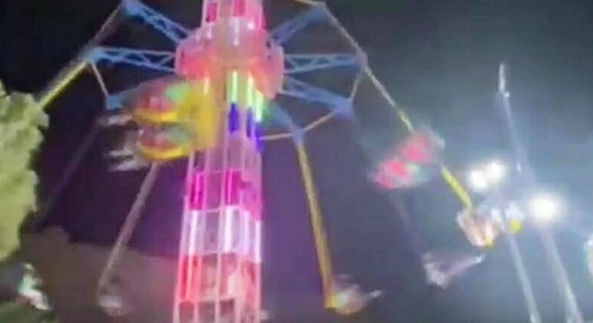 Lunaparktaki kazanın görüntüleri ortaya çıktı