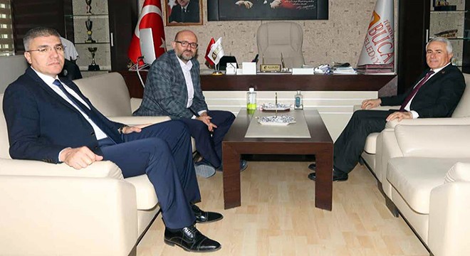 MAKÜ Rektörü, Başkan Ünal'ı ziyaret etti