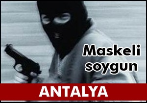 Silahlı ve maskeli market soygunu