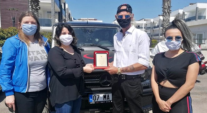 MAYDER'den hayırsever Alman'a plaket