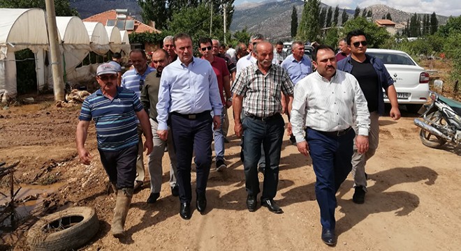 MHP'li Abdurrahman Başkan sel bölgesinde...